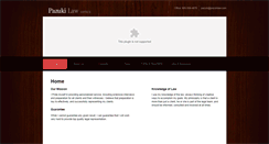 Desktop Screenshot of pazukilaw.com